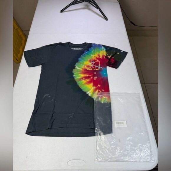 New travis scott astroworld Euro exclusive tie dye shirt Sz S - Picture 1 of 9
